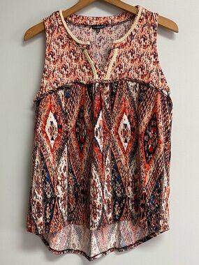 HANNAH SLEEVELESS BOHO TOP - MEDIUM